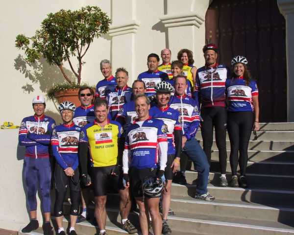 Channel Islands Bike Club are looking GREAT in their California Triple Crown Jerseys!!