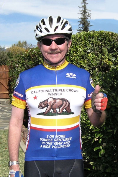 Front of Gold Thousand Mile Club Jersey